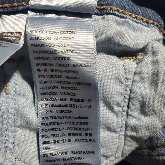 Levis Classic Straight Women's Jeans Tag Size 6 (28x30) Mid Rise Blue Denim - Picture 8 of 12